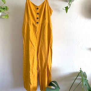 Turmeric lineny yellow summer jumper🌿